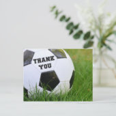 Bedankt Classic Voetbal Briefkaart (Staand voorkant)