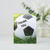 Bedankt Classic Voetbal Briefkaart (Staand voorkant)