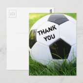 Bedankt Classic Voetbal Briefkaart (Voorkant / Achterkant)