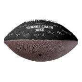Bedankt Coach Alle spelersnamen Foto ondertekend American Football (Gedraaid 270)