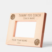 Bedankt Coach Basketbal Team Naam Sport Gegraveerde Lijstjes (Links)