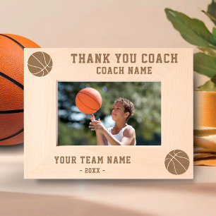 Bedankt Coach Basketbal Team Naam Sport Gegraveerde Lijstjes