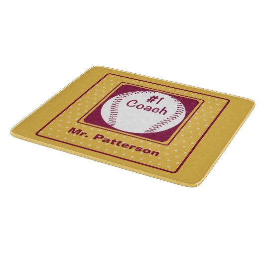 Bedankt coach, Bedankt nummer 1 Snijplank (Hoek)