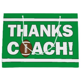 BEDANKT COACH! Football Coach's Team Sports Groot Cadeauzakje