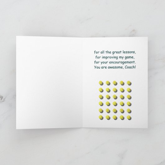 Bedankt Coach gepersonaliseerd (Binnen)