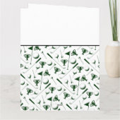 BEDANKT COACH Golf Balls Team Green Black Kaart (Achterkant)