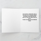 Bedankt Coach Grote Kaart met Team Naam Foto (Binnen)