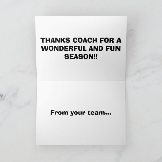 BEDANKT COACH-kaart (Binnen)