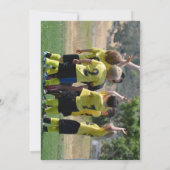 Bedankt Coach Kaart met Team Naam Foto (Achterkant)