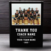 Bedankt Coach Kaart Teamnaam Fotoblokken