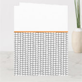 Bedankt Coach Lacrosse Net Oranje Cage Kaart (Achterkant)