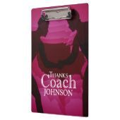 Bedankt Coach Silhouette Red Klembord (Links)