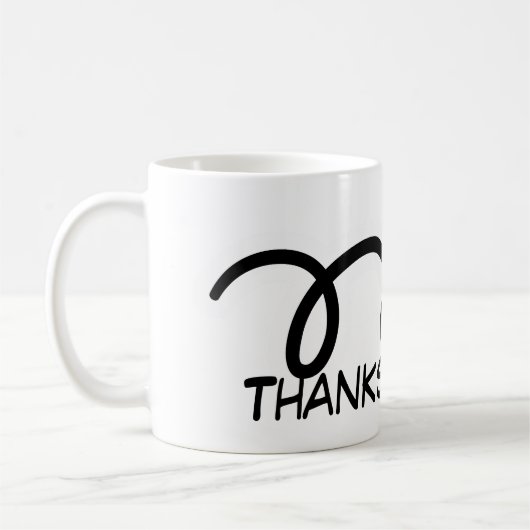 Bedankt coach! Tennis-mok Koffiemok (Links)