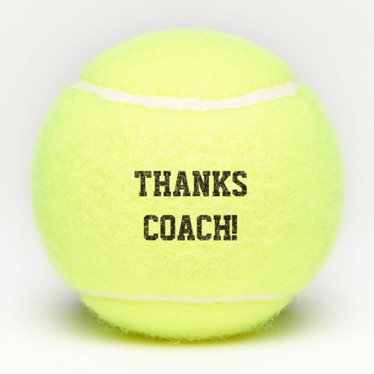 Bedankt Coach Tennisballen (Achterkant)