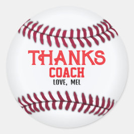 Bedankt Coach van Ronde Sticker