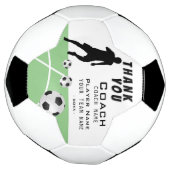 Bedankt Coach Voetbalspeler Dank u Voetbal (Gedraaid)