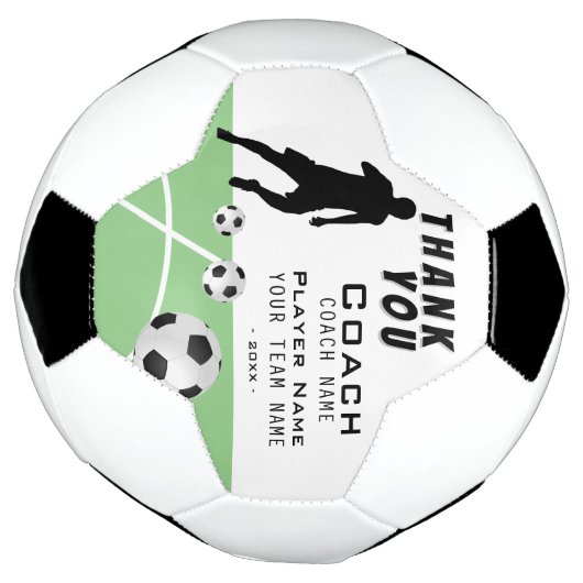 Bedankt Coach Voetbalspeler Dank u Voetbal (Gedraaid)