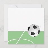 Bedankt Coach Voetbalspeler Extra formaat (Achterkant)