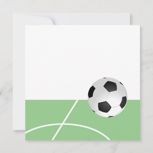 Bedankt Coach Voetbalspeler Extra formaat (Achterkant)