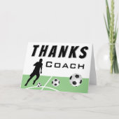 Bedankt Coach Voetbalspeler Hartelijk dank voor ka (Voorkant)