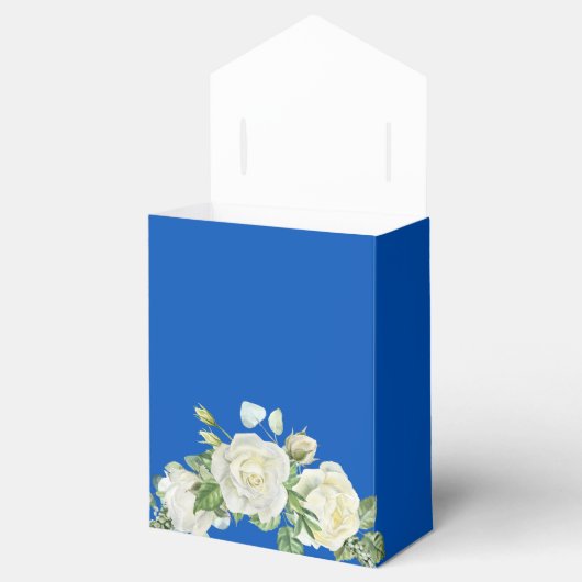 Bedankt, Cobalt Blue & White Bedankdoosjes (Geopend)