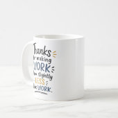 Bedankt collega cadeaus  koffiemok (Voorkant links)