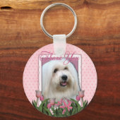 Bedankt - Coton de Tulear Sleutelhanger (Voorkant)