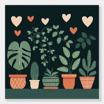 Bedankt Cream Green Potted Planten