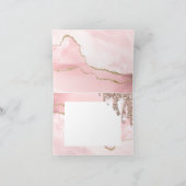Bedankt creditcard Agaat Blush Pink Drips (Binnen)