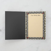 Bedankt Crow wenskaart (Binnen)