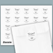 Bedankt Custom Logo / Website Stickers Blad