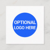 Bedankt Customer Loyalty Discount Kaart Vierkante Visitekaartje (Achterkant)