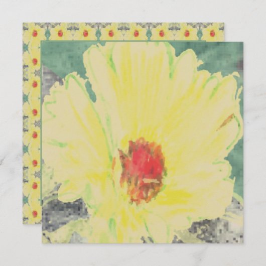 Bedankt Daisy Kaart (Voorkant / Achterkant)