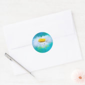 Bedankt Daisy Ronde Sticker (Envelop)