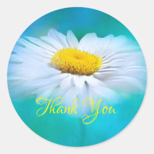 Bedankt Daisy Ronde Sticker