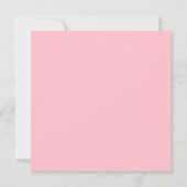 Bedankt, Dank u, bubble gum roze wit Kaart (Achterkant)