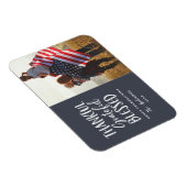 Bedankt, dankbaar, gezegende foto van de Thanksgiv Magneet (Rechterzijde)