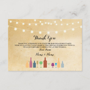 Bedankt dat de kaarten de borden met de  lantaarns