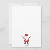 Bedankt dat de kerstman in een schoorsteenrood bla (Achterkant)