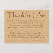 Bedankt dat ik ben briefkaart (Voorkant)