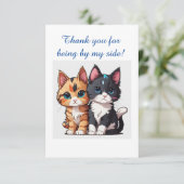 Bedankt dat je aan mijn zijde bent (Staand voorkant)