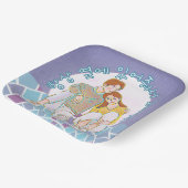 Bedankt dat je altijd aan mijn kant bent geweest.  papieren bordje (Gebogen)