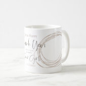 Bedankt dat je Bloemenmeisje Gift bent Koffiemok (Voorkant rechts)