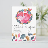 Bedankt dat je bos met vogel en leder hebt geslape (Staand voorkant)