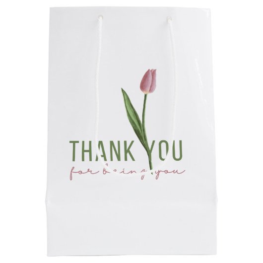 Bedankt dat je cadeauzak bent medium cadeauzakje (Achterkant)