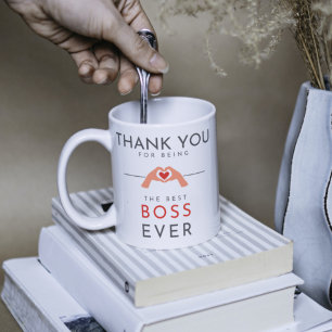 Bedankt dat je de beste baas bent ooit koffiemok