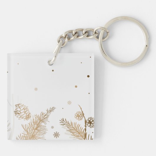 Bedankt dat je de beste baas bent ooit sleutelhanger (Achterkant)