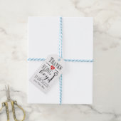Bedankt dat je de sleutel tot ons succes bent Add Cadeaulabel (Met Touw)