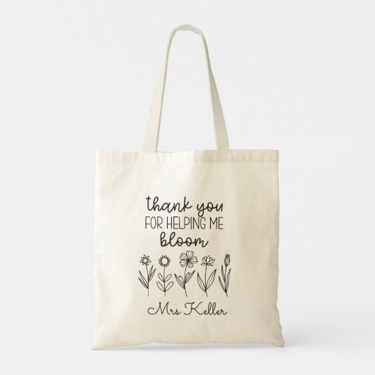 Bedankt dat je deel uitmaakt van mijn Story Teache Tote Bag (Achterkant)