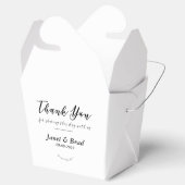 Bedankt dat je deze dag met ons hebt gedeeld bedankdoosjes (Geopend)